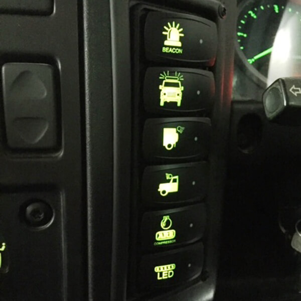 Carling Schalter Cordura Zusatzbeleuchtung für Offroad Fahrzeuge